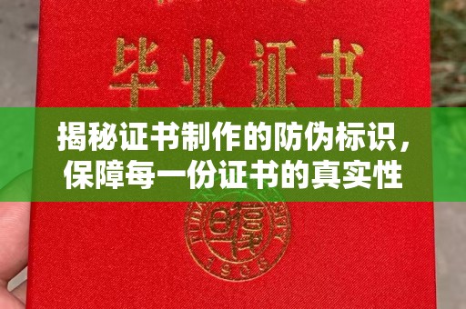 盐都揭秘证书制作的防伪标识，保障每一份证书的真实性