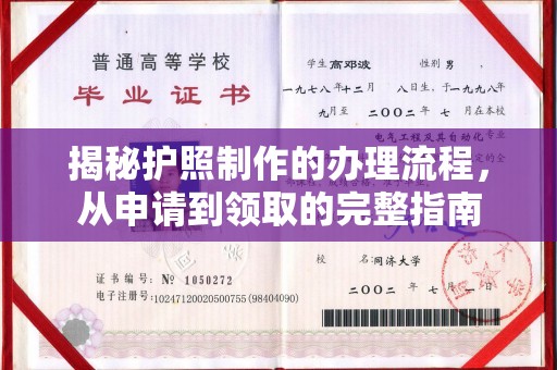 盐都揭秘护照制作的办理流程，从申请到领取的完整指南